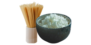 Pasta and rice